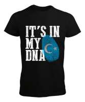 Doğu Türkistan,Uyghur,East Turkestan. Siyah Erkek Tişört - Tisho