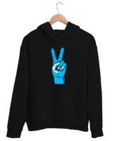 Doğu Türkistan,Uyghur,East Turkestan. Siyah Unisex Kapşonlu Sweatshirt - Tisho