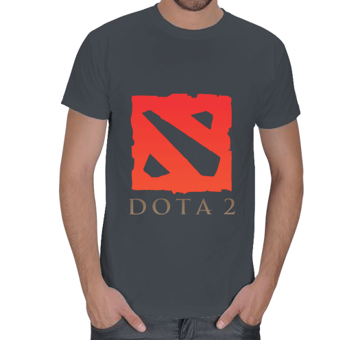 Tisho - Dota 2 Logo Erkek Tişört