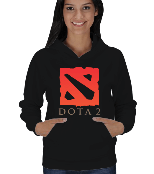 Tisho - Dota 2 Logo Kadın Kapşonlu