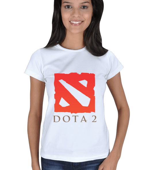 Tisho - Dota 2 Logo Kadın Tişört