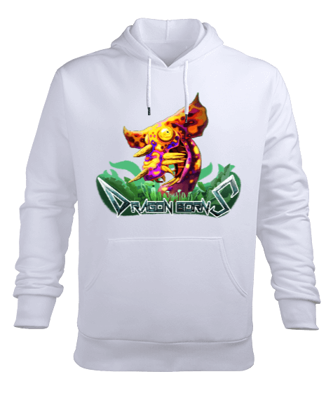 Tisho - Dragon Borns Erkek Kapüşonlu Hoodie Sweatshirt