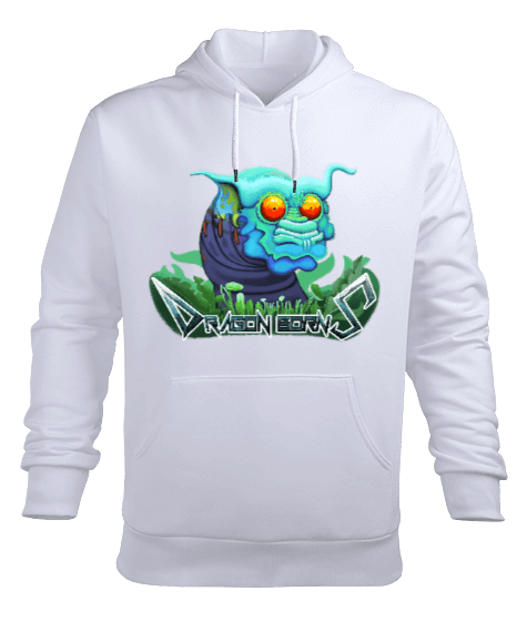 Tisho - Dragon Borns Erkek Kapüşonlu Hoodie Sweatshirt