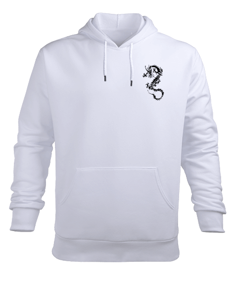 Tisho - DRAGON Erkek Kapüşonlu Hoodie Sweatshirt