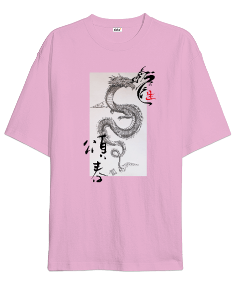 Tisho - Dragon Oversize Unisex Tişört