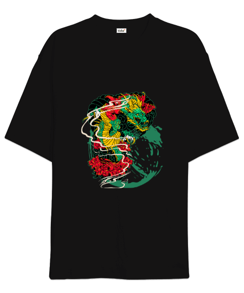 Tisho - Dragon Oversize Unisex Tişört