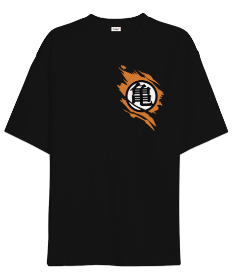 Tisho - dragonball goku desenli Oversize Unisex Tişört