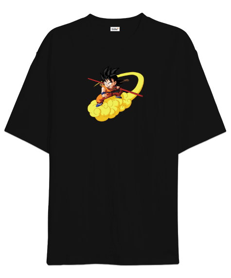 Tisho - Dragonball goku nike desenli Oversize Unisex Tişört