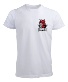 DRAGONS EJDERHA BASKILI UNİSEX TİŞÖRT Erkek Tişört - Tisho