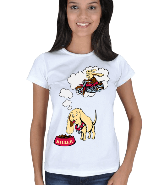 Tisho - Dreaming Dog Kadın Tişört