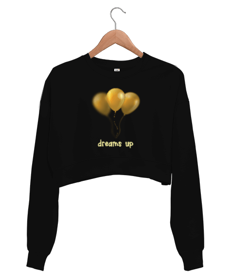 Tisho - Dreams Up Kadın Crop Sweatshirt