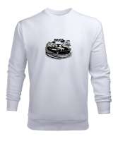 drift Beyaz Erkek Sweatshirt - Tisho