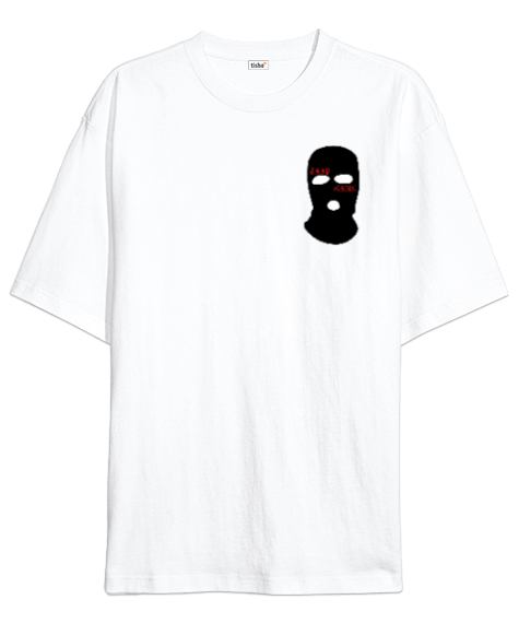 Tisho - Drill Mask Gang Oversize Unisex Tişört