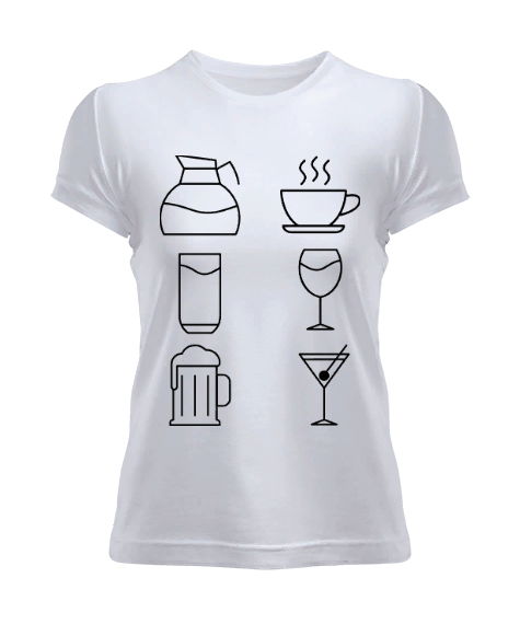 Tisho - Drink Kadın Tişört