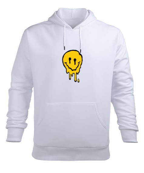 Tisho - Dripping Smile Erkek Kapüşonlu Hoodie Sweatshirt