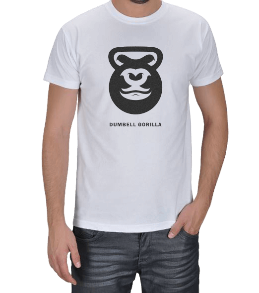 Tisho - Dumbell Gorilla Erkek Tişört