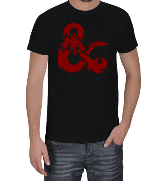 Tisho - Dungeon And Dragons - Logo New Erkek Tişört