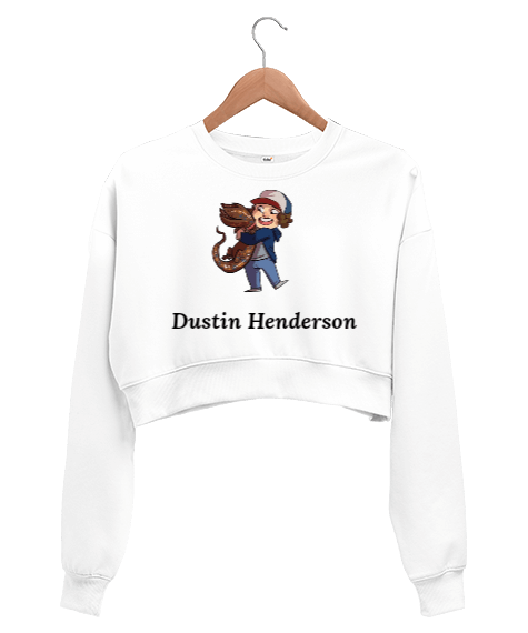 Tisho - Dustin henderson Kadın Crop Sweatshirt