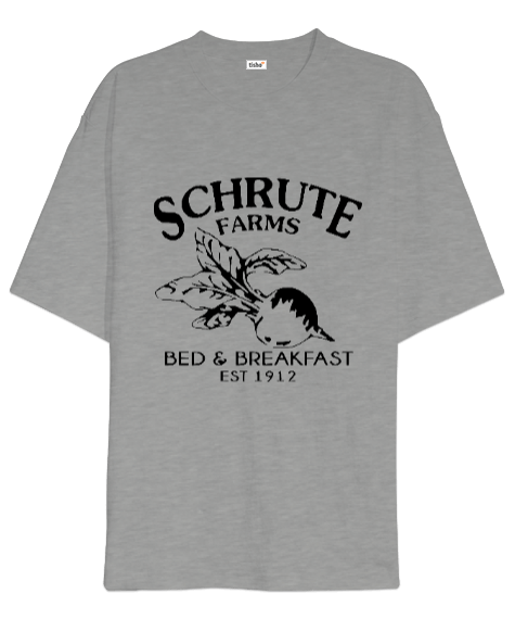 Tisho - Dwight Schrute Farms Oversize Unisex Tişört