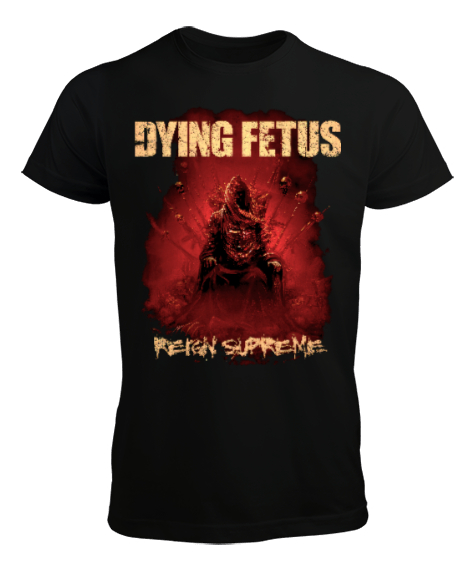 Tisho - Dying Fetus Reign Supreme Siyah Erkek Tişört