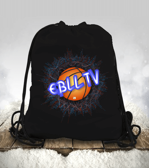 Tisho - EBLL TV Siyah Büzgülü spor çanta