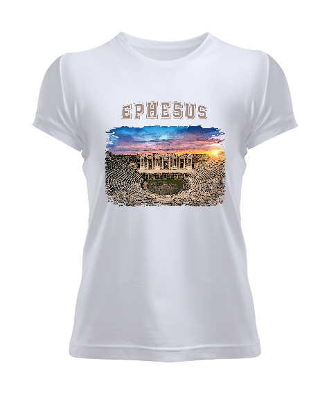 Tisho - Efes Beyaz Kadın Tişört
