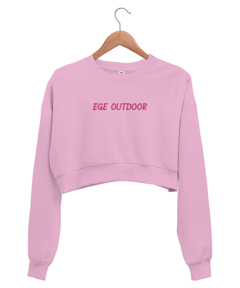 Tisho - EGE OUTDOOR Kadın Crop Sweatshirt