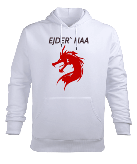 Tisho - Ejder Haa Erkek Kapüşonlu Hoodie Sweatshirt