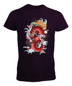 Ejderha Baskılı Erkek Tişört - Tisho