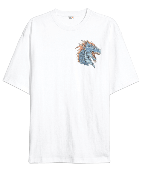 Tisho - Ejderha -Dragon Oversize Unisex Tişört