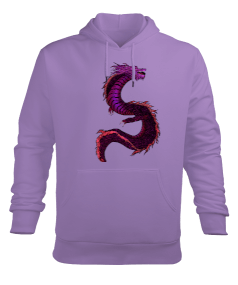 Ejderha Erkek Kapüşonlu Hoodie Sweatshirt - Tisho