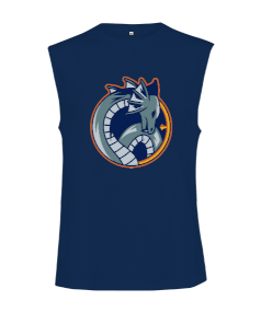 Ejderha figürü fitness motivasyon Kesik Kol Unisex Tişört - Tisho