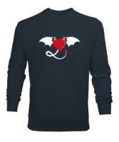Ejderha Kalp - Dragon Heart Füme Erkek Sweatshirt - Tisho