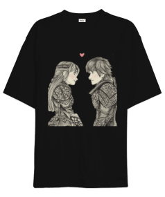 Ejderhanı nasıl yetiştirirsin Oversize Unisex Tişört - Tisho