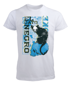 Tisho - El Gato Negro Erkek Tişört