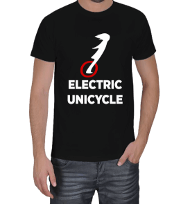 Electric Unicycle Erkek Tişört - Thumbnail