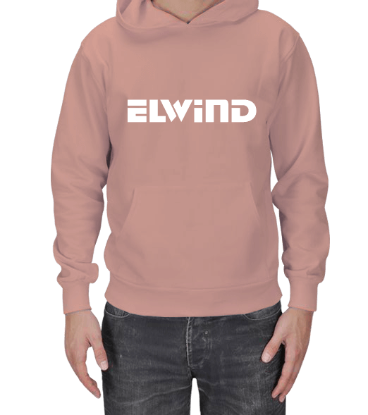 Tisho - ELWIND beyaz Erkek Kapşonlu