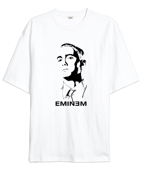 Tisho - eminem baskılı Oversize Unisex Tişört