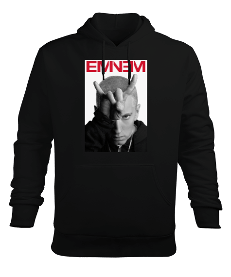 Tisho - EMINEM Erkek Kapüşonlu Hoodie Sweatshirt