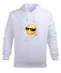Tisho - Emoji Erkek Kapüşonlu Hoodie Sweatshirt