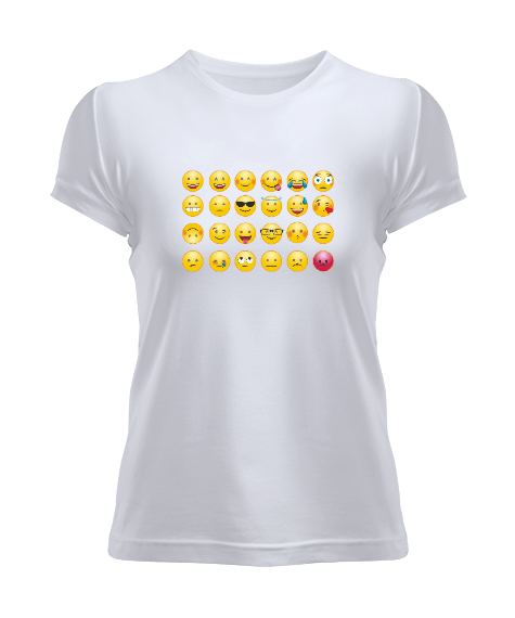 Tisho - Emoji Kadın Tişört