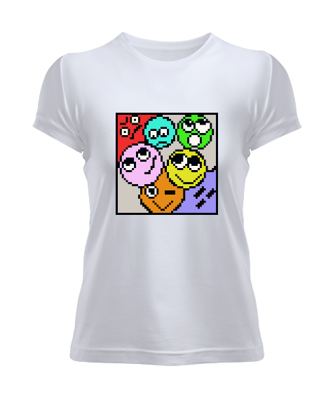 Tisho - emoji tasarımı Kadın Tişört