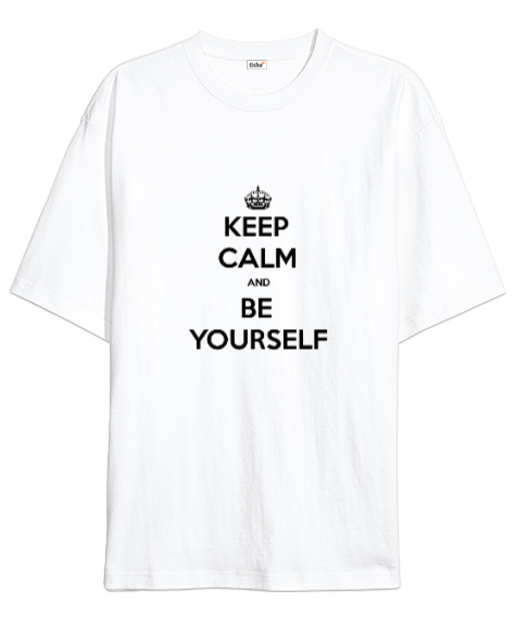 Tisho - emwath keep calm Oversize Unisex Tişört