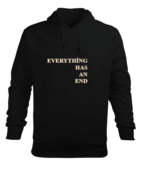 Tisho - END Erkek Kapüşonlu Hoodie Sweatshirt