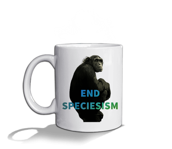 Tisho - End Speciesism Mug Beyaz Kupa Bardak