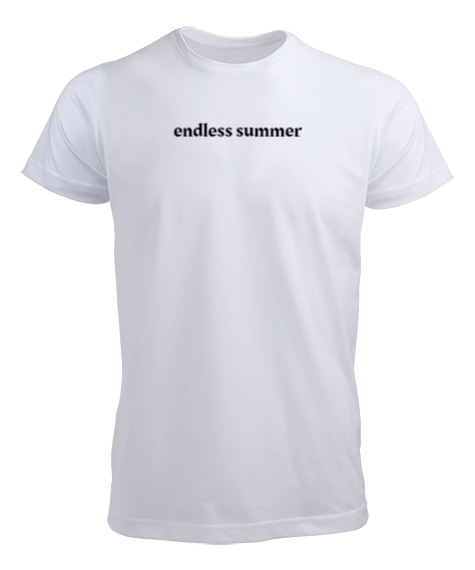 Endless Summer Beyaz Erkek Tişört