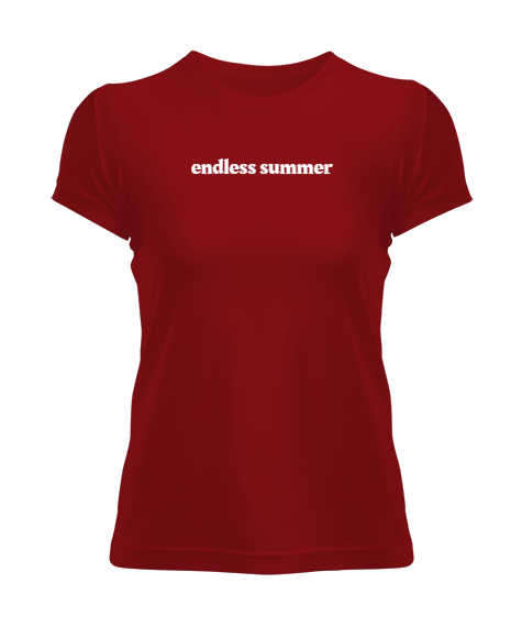 Tisho - Endless Summer Kırmızı Kadın Tişört