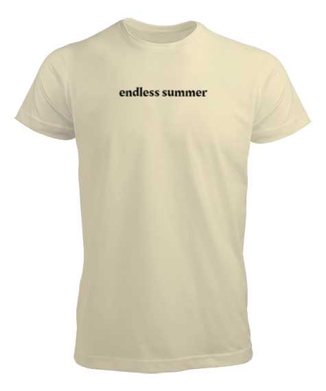 Tisho - Endless Summer Krem Erkek Tişört