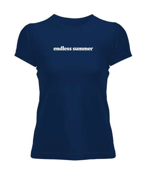 Tisho - Endless Summer Lacivert Kadın Tişört