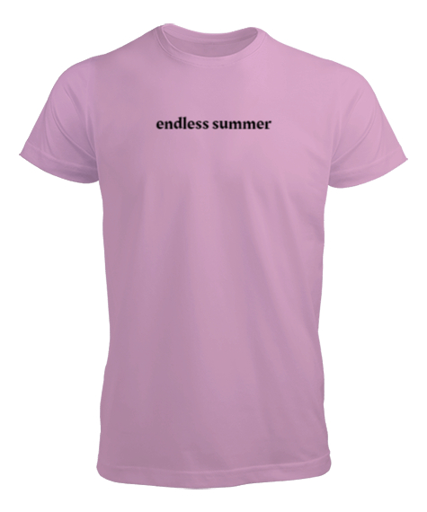 Tisho - Endless Summer Pembe Erkek Tişört